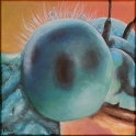 Augenblick einer Binsenjungfer; Acryl auf Leinwand;
30 x 30 cm